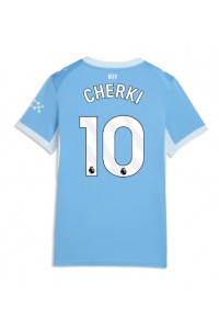 Manchester City Rayan Cherki #10 Fotballdrakt Hjemme Klær Dame 2026-27 Korte ermer